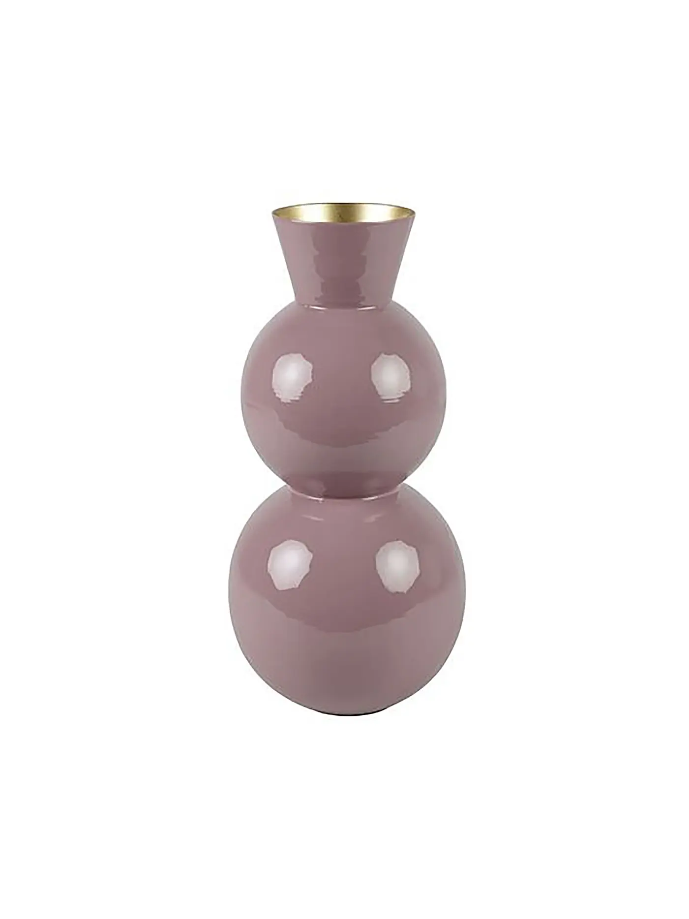 COUNTRYFIELD | Vase MARGOT 15x32cm Gelb | lila